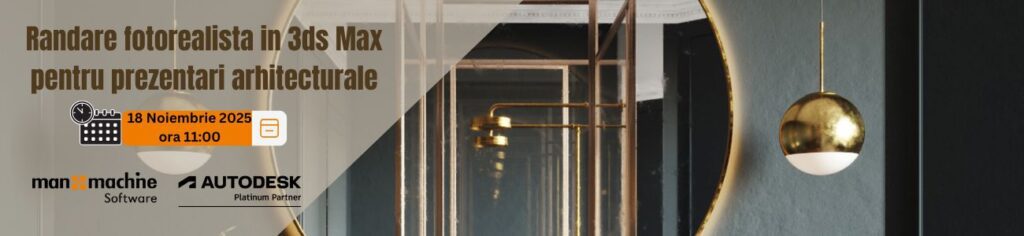 Randare fotorealista in 3ds Max pentru prezentari arhitecturale