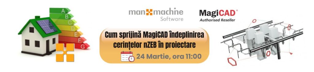 Invitatie webinar: Cum sprijina MagiCAD indeplinirea cerintelor nZEB in proiectare
