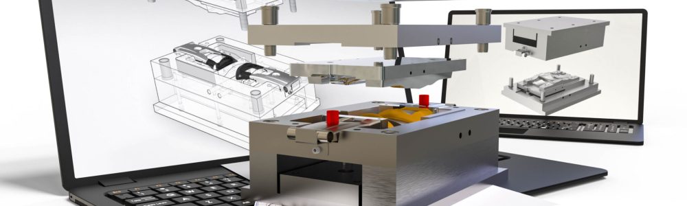 3d,Render,Image,Representing,Cad,Development,Process,Plastic,Mold,,